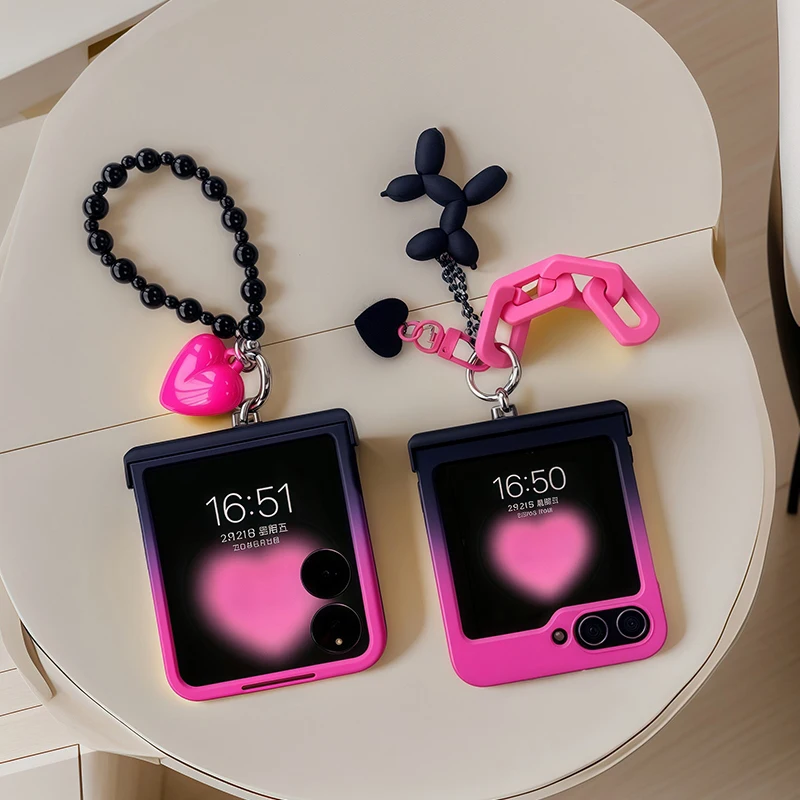 Motorola Tablet Accessories - Custodia a catena con motivo rosa