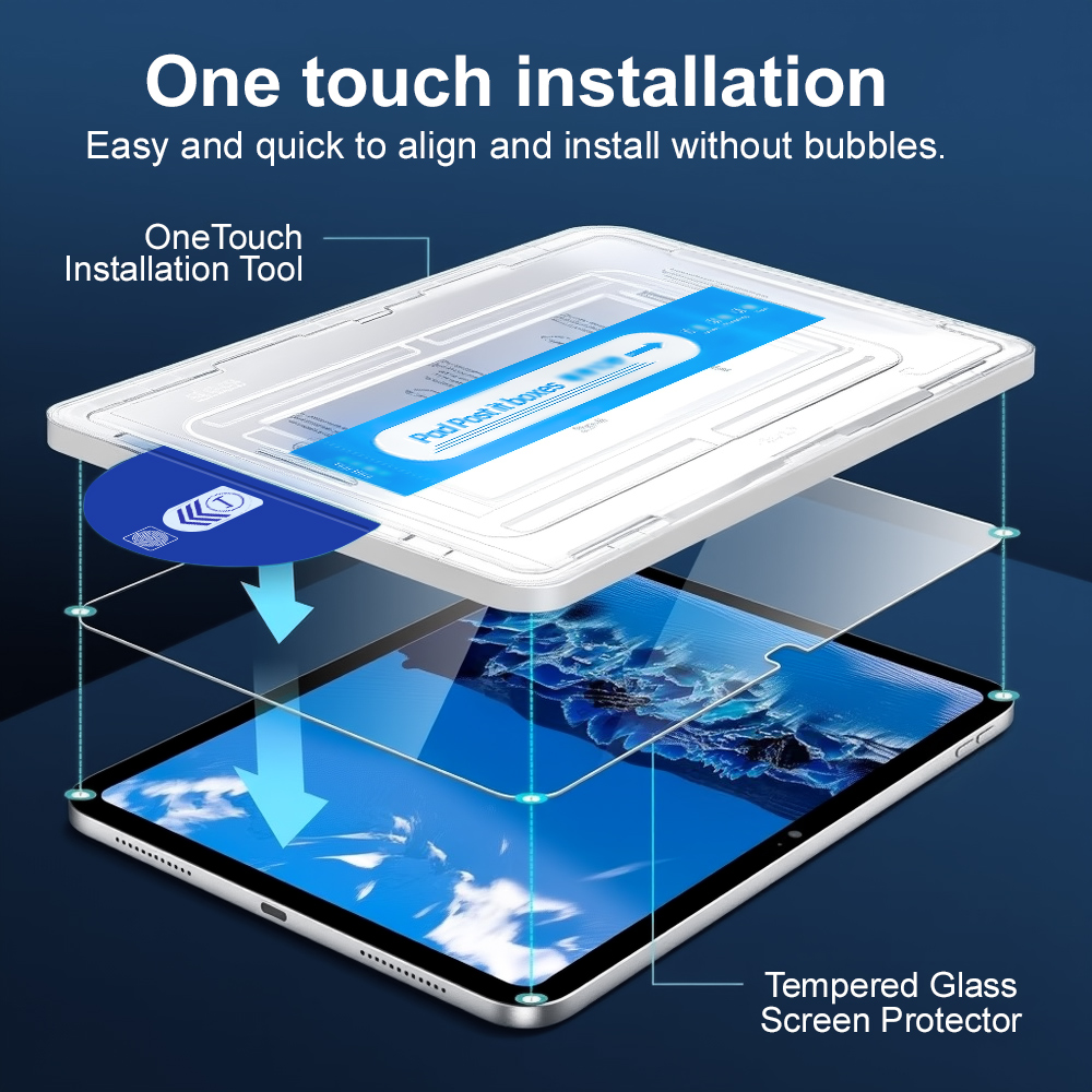 Samsung Tablet S10 Accessories - Protezione Schermo in Vetro Temperato Senza