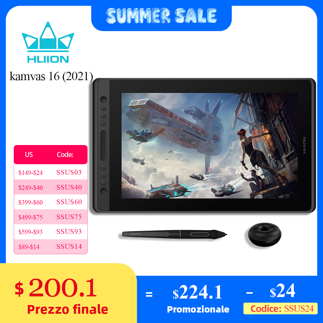 Huion Tablet Accessories - HUION nuovo arrivo Kamvas 16(2021) Monitor