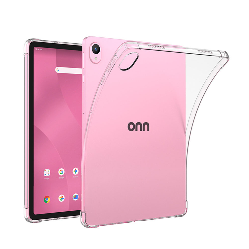 Onn Tablet Accessories - Custodia protettiva antiurto in TPU trasparente