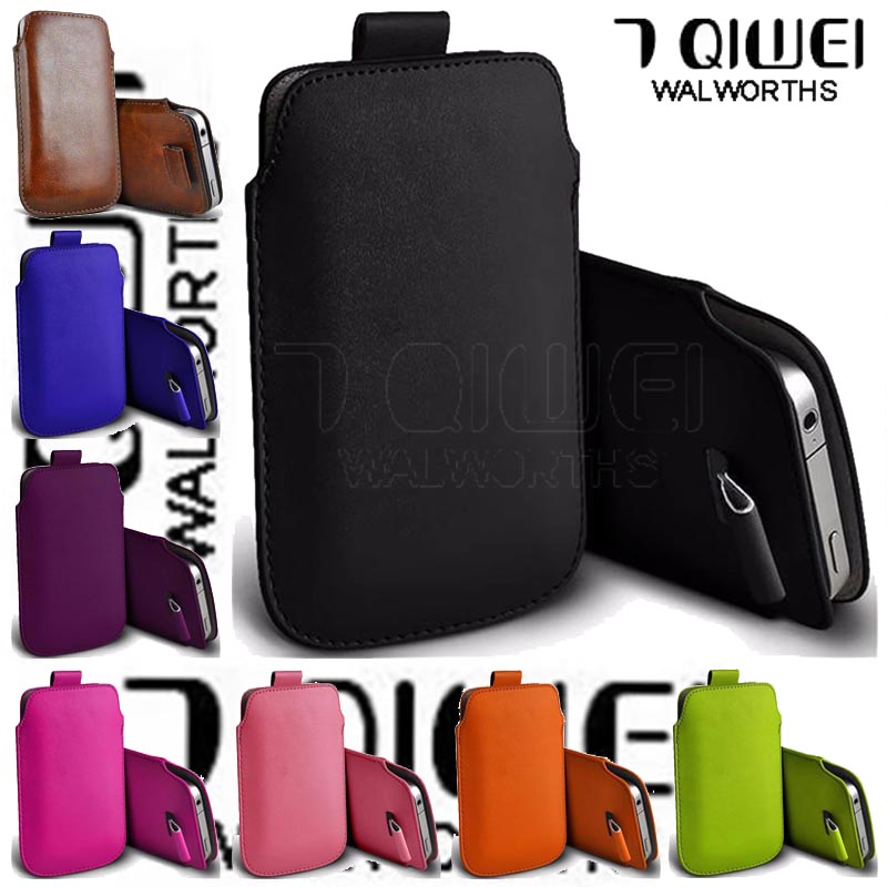 Motorola Tablet Accessories - Borsa universale in pelle per telefono,