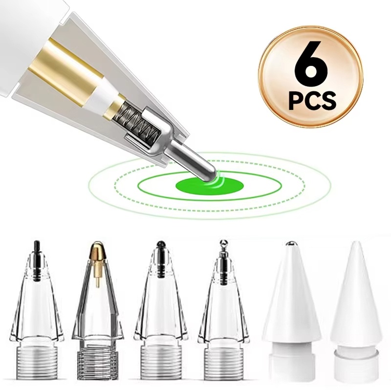 Ipad Pencil Stylus - 6 punte di ricambio per matita