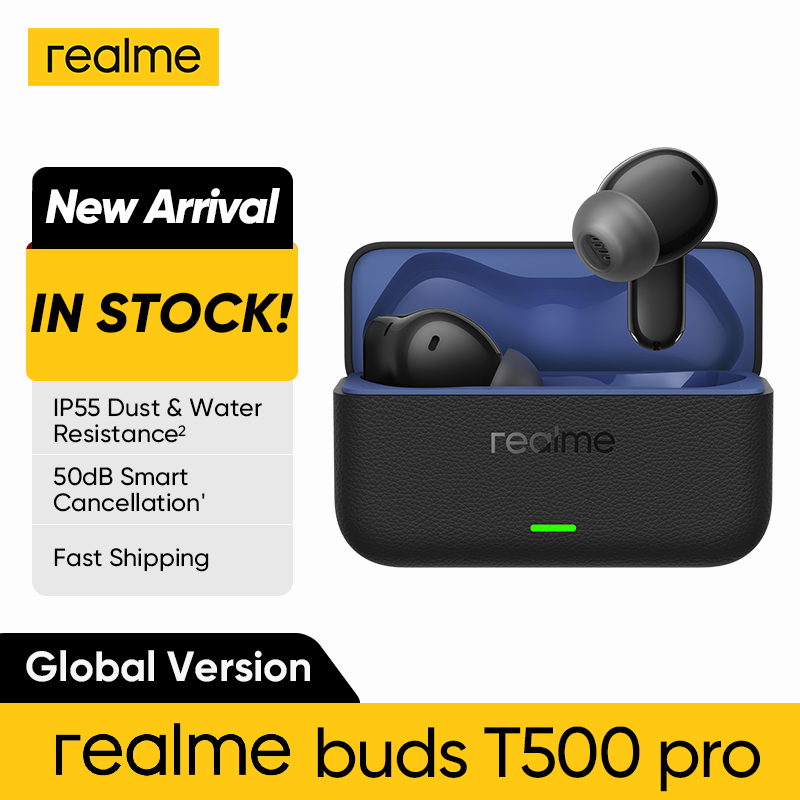 Realme Tablet Accessories - Versione globale realme buds T500 pro,