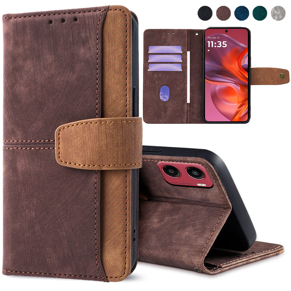 Motorola Tablet Accessories - Custodia a Portafoglio Anti-Caduta per Cellulare