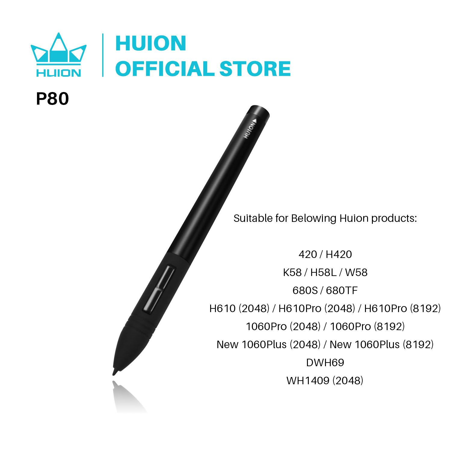 Huion Tablet Accessories - HUION PEN80 Tavolette grafiche Penna digitale