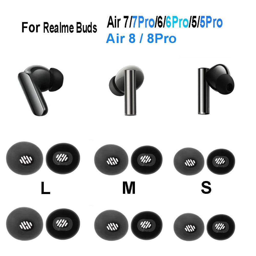 Realme Tablet Accessories - 4 Pezzi di Cuscinetti in Silicone