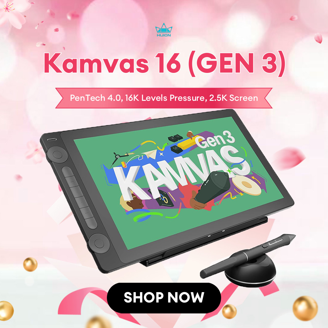 Huion Tablet Accessories - Huion Kamvas 16 (Gen 3) Tavoletta