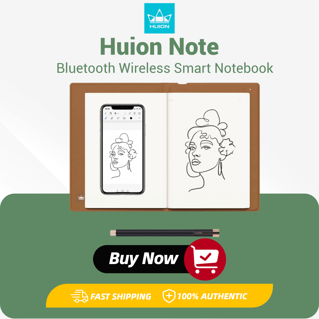 Huion Note Smart Notebook Tabl - Huion Tablet Accessories recensione e prezzo