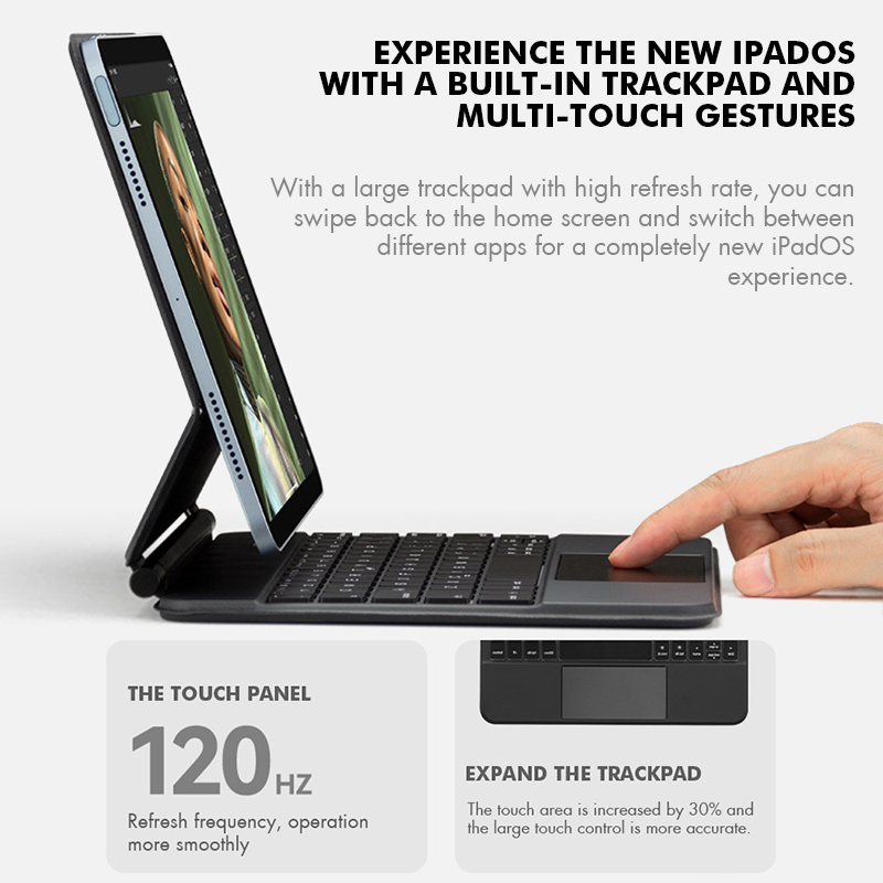 GOOJODOQ Tastiera magica retro - Ipad Cover Folio recensione e prezzo