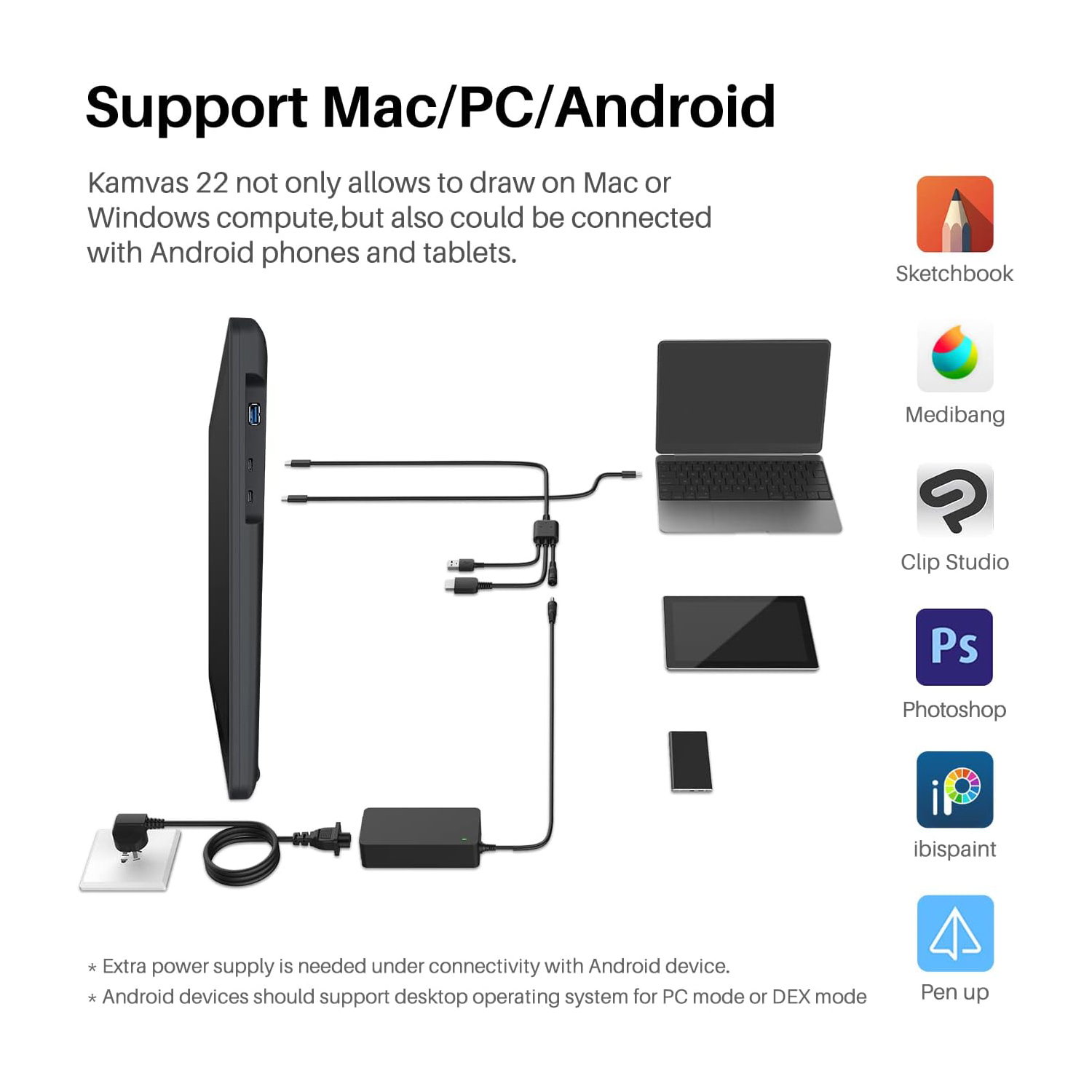 Huion Kamvas 22 Monitor per Ta - Huion Tablet Accessories recensione e prezzo