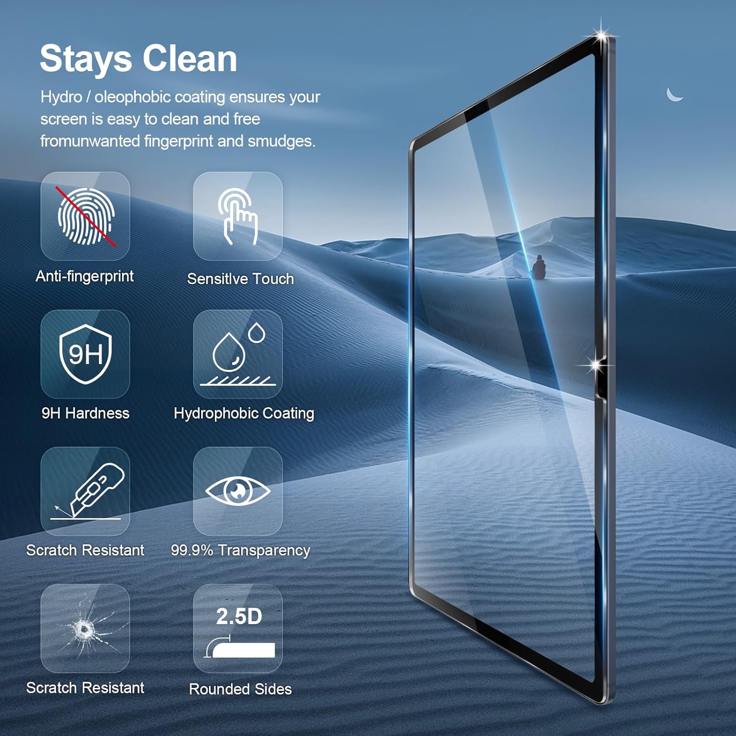 2PCS Pellicola protettiva in v - Samsung Tablet S10 Accessories recensione e prezzo